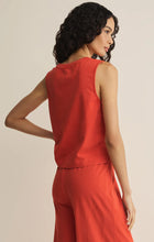 Load image into Gallery viewer, Sloane Jersey Muscle Tank & Scout Jersey Crop Flare Pant - Lychee
