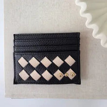 Load image into Gallery viewer, Mariah Woven Small Card Holder Wallet