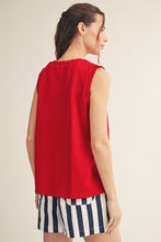 Load image into Gallery viewer, Smocking Edge Detail Tank Top