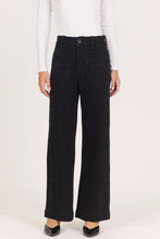 Load image into Gallery viewer, Audrey Super High Rise Wide Leg - Black Stardust
