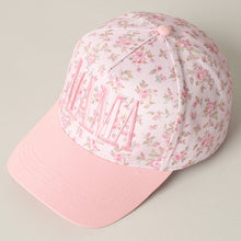 Load image into Gallery viewer, Mama Embroidered Flower Hat