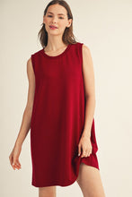 Load image into Gallery viewer, Smocking Edge Solid Shift Dress
