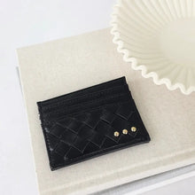 Load image into Gallery viewer, Mariah Woven Small Card Holder Wallet