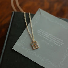 Load image into Gallery viewer, Cut Out Cross Necklace