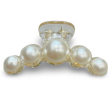 Load image into Gallery viewer, Dots Clip - Large Pearl White