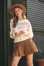 Load image into Gallery viewer, Fireside Stories Nordic Brushed Cardigan