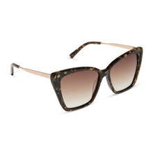 Load image into Gallery viewer, DIFF- Becky II Glitter Tortoise Gradient Sunglasses