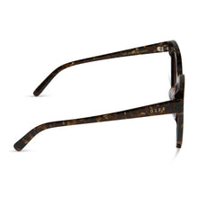 Load image into Gallery viewer, DIFF - Gia Glitter Tortoise Brown Gradient Gold Flash Sunglasses