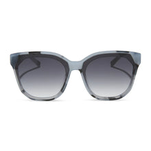 Load image into Gallery viewer, DIFF - Gia Retro Blue Tortoise Grey Gradient Sunglasses