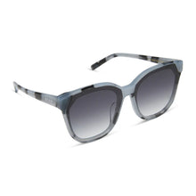 Load image into Gallery viewer, DIFF - Gia Retro Blue Tortoise Grey Gradient Sunglasses
