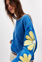 Load image into Gallery viewer, FP You're a Star Navy Daisy Tee