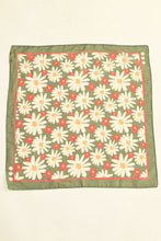 Load image into Gallery viewer, Daisy Flower Print Cotton Scarf
