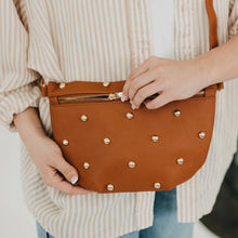 Load image into Gallery viewer, Chic Gold Studded Westlyn Bum Bag