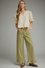 Load image into Gallery viewer, Gingham Pants with Ruffle Hem