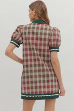 Load image into Gallery viewer, Holiday Plaid Mini Dress