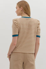 Load image into Gallery viewer, Stripe Short Sleeve Top
