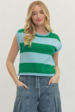 Load image into Gallery viewer, Striped Cap Sleeve Top