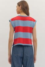 Load image into Gallery viewer, Striped Cap Sleeve Top