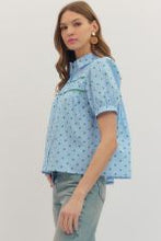 Load image into Gallery viewer, Polka Dot Puff Short Sleeve Top