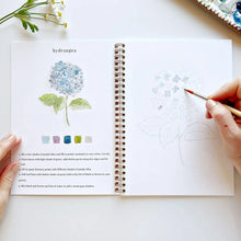 Load image into Gallery viewer, Flowers Watercolor Workbook