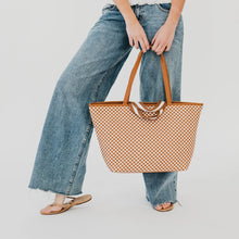 Load image into Gallery viewer, Woven Tiffany Organizer Tote Bag