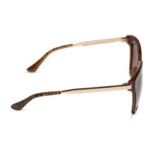 Load image into Gallery viewer, DIFF - Bella Animal Print + Brown Gradient Sunglasses