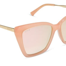 Load image into Gallery viewer, DIFF- Becky II Peach + Cherry Mirror Sunglasses