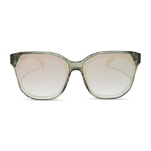 Load image into Gallery viewer, DIFF - Gia Cool Matcha + Cool Matcha Mirror Sunglasses