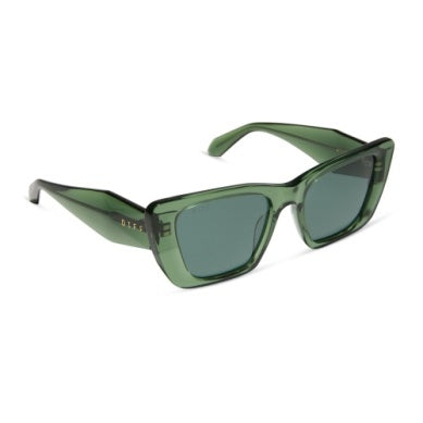 Diff Chic Aura Polarized Sunglasses from DIFF EYEWEAR DIFF Eyewear Aura Sunglasses: Macchiato & Brown Polarized  main image 4