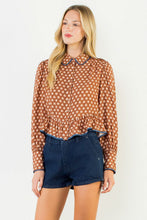 Load image into Gallery viewer, Long Sleeve Floral Pattern Button Down