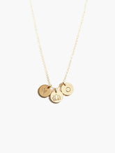 Load image into Gallery viewer, Mini Initial Tag Necklace - ABLE