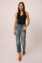 Load image into Gallery viewer, Frankie Super High Rise Straight Cropped Jeans