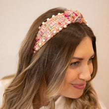 Load image into Gallery viewer, It Girl Pearl Headband - Pink