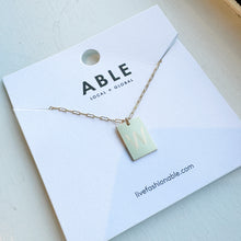 Load image into Gallery viewer, Novel Initial Necklace. - ABLE