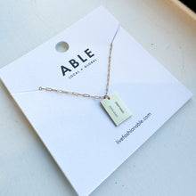 Load image into Gallery viewer, Novel Initial Necklace. - ABLE