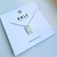 Load image into Gallery viewer, Novel Initial Necklace. - ABLE