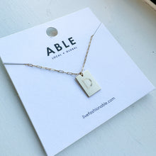 Load image into Gallery viewer, Novel Initial Necklace. - ABLE