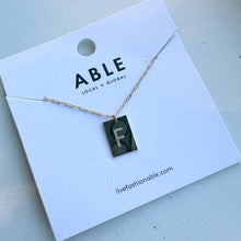 Load image into Gallery viewer, Novel Initial Necklace. - ABLE