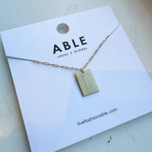 Load image into Gallery viewer, Novel Initial Necklace. - ABLE