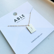 Load image into Gallery viewer, Novel Initial Necklace. - ABLE