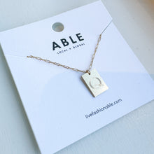 Load image into Gallery viewer, Novel Initial Necklace. - ABLE