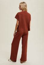 Load image into Gallery viewer, Ribbed Knit Sweater Top &amp; Pants Set
