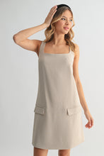 Load image into Gallery viewer, Plaid Square Neck Mini Dress
