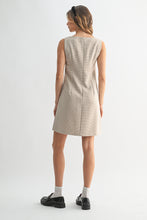 Load image into Gallery viewer, Plaid Square Neck Mini Dress
