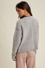 Load image into Gallery viewer, Heather Grey Brushed Cardigan
