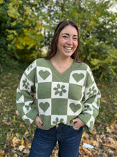 Load image into Gallery viewer, Bright Patchwork Sweater
