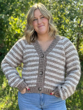 Load image into Gallery viewer, Este Metallic Stripe Cardigan
