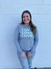 Load image into Gallery viewer, Love Print Valentine Sweater Top
