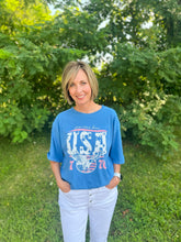 Load image into Gallery viewer, USA Oversized Graphic Tee
