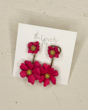 Load image into Gallery viewer, Flower Power Dangle Earrings
